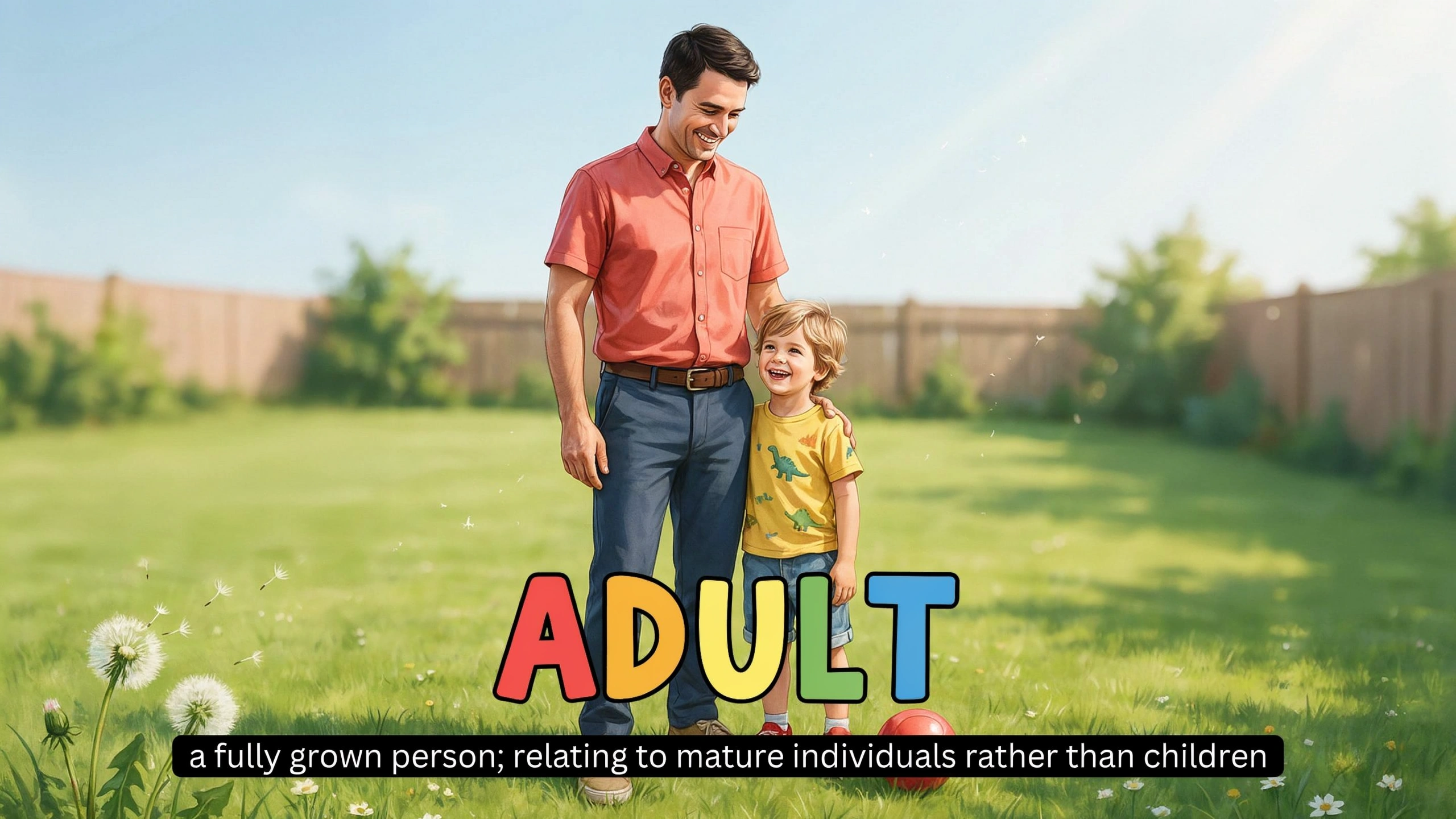 English Illustration for adult